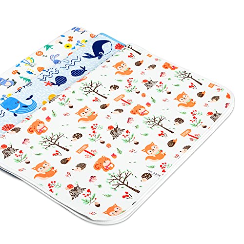 ODDA Baby Chaning Mat, Portable Diaper Change Pad 19.7 X 27.6 inches
