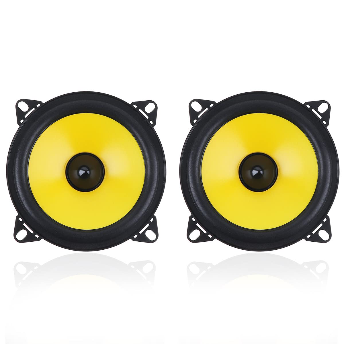 2pcs 4 inch 10CM 60W 2-Way Full Range Frequency Car Audio Stereo Speaker Car Speaker Automobile Loudspeaker