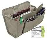 Travelon SafeID Purse Organizer Insert with Credit Card RFID Blocking Sleeves