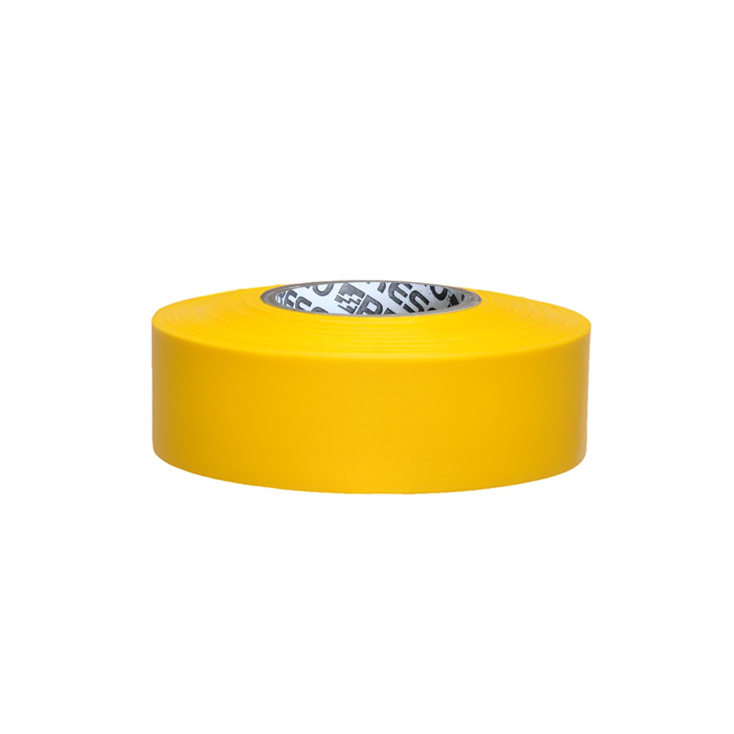 NO ADHESIVE, Presco Taffeta Roll Flagging Tape 2.5 mils thick, 1-3/16 in. x 300 ft. (Yellow)