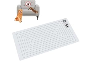 SEERWAY Scat Pet Shock Mat 1 Piece, Shock Pads for Dogs and Cats Training Indoor, Electric Repellent Mat Keeps Pets Off Couch, Sofa, Countertop, 3 Modes (30"x16")