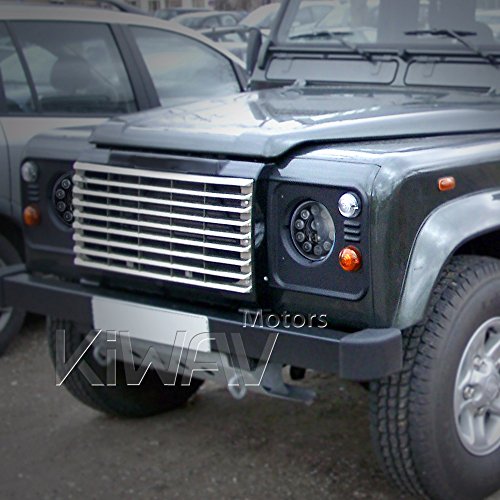 Sirius 7" LED headlight x1 high low beam position light black reflector NS-2241 for Land Rover Defender FJ Cruiser Jeep
