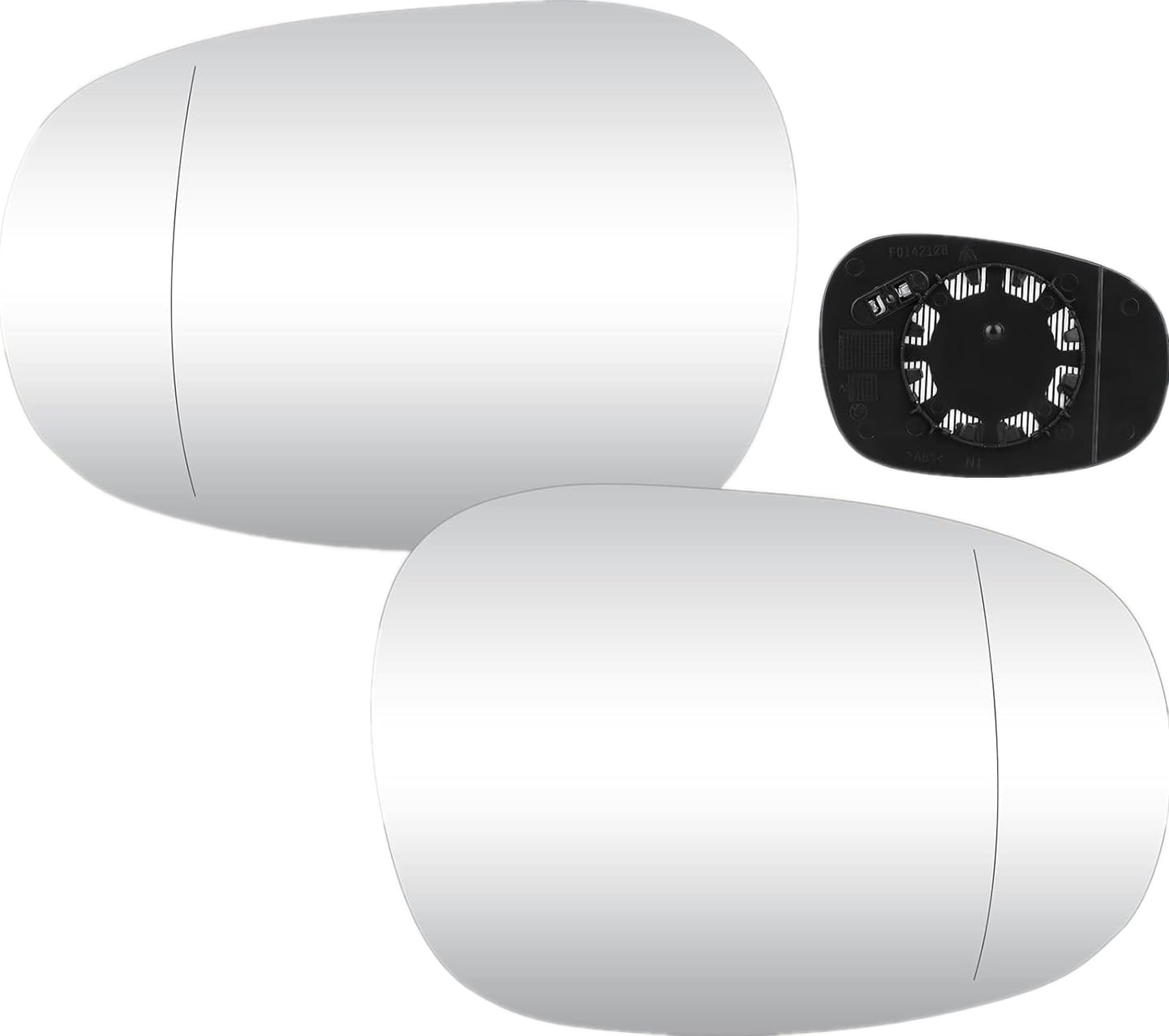 Photo 1 of 1 Pair white Mirror Glass Heated Left & Right Side for BMW 128i 325i 328i 335i 330i 330xi Z4 E86 E88 E90 E91 E92 E93?with Backing Plate Heated Tinted