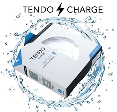 Wireless Charging Kit For Qi Enabled Smartphones By Tendo Charge: Cordless Charging Pad And Receiver For Cell Phones And iPhones 5SE-7 Plus, With Lightning Input, Fast Power Charger, Non-Slip Design