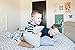 Ella & Max Toddler Pillowcase. Gray. Fits 13x18 & 14x19 Toddler Pillows. Easy to wash & no Ironing. Handmade in USA. Made of Luxury Microfiber Fabric.