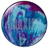 Ebonite Maxim Bowling Ball, Purple/Royal/Silver, 6-Pound
