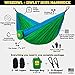 Wise Owl Outfitters Kids Hammock - Small Camping Hammock, Kids Camping Gear w/Tree Straps and Carabiners for Indoor/Outdoor Use - Kid Size Green & Blue