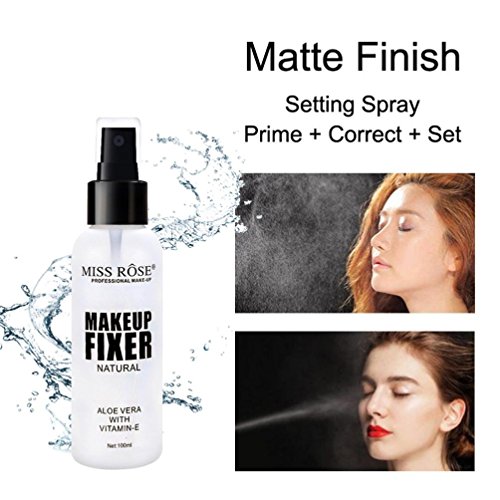 Yeefant Long Lasting Natural Beauty Moisturize Oil Control Convenient portable Makeup Setting Spray Bottle Frosted Matte Finishing