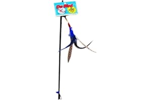 GoCat Da Bird Pull 2 Piece Pull Apart Rod & Bird, Handmade in The USA (1 Bird)