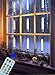 Flameless Taper Candles Led Flickering Votive Unscented Battery Operated | Window Candles |White Candles Electric Tealight Remote with Timer Clip Gift Party Wedding Holiday Tree Decoration 10Pcs