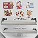 OUGAR8 Refrigerator Door Handle Covers Handmade Decor Protector for Ovens, Dishwashers.Keep Your Kitchen Appliance Clean from Smudges,Food Stains(Rhombus Gray,19.7