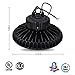 LEDMyplace High Bay LED Lights - Adjustable 100-150W, 5700K Cool White, 23300 Lumens, IP65 Super Bright Round LED Shop Lights, UL & DLC Listed - 1-10V Dimmable Ceiling Light for Garage, Workshops