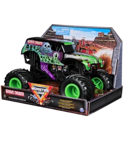 Amazon.com: Monster Jam Grave Digger, World Finals Series 26