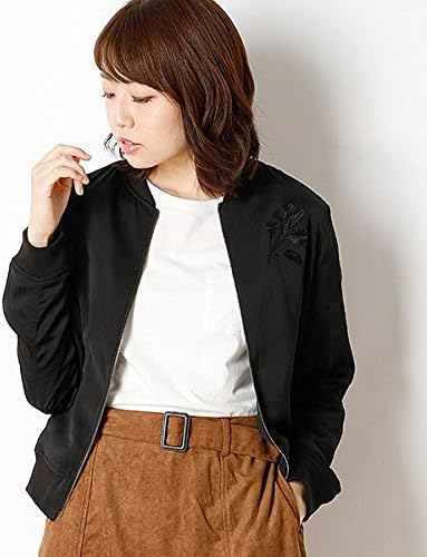 Amazon アースミュージック エコロジー Earthmusic Ecology サテンワンポイント刺繍ブルゾン 112ブラック M コート ジャケット 通販 Amazon アースミュージック エコロジー Earthmusic Ecology サテンワンポイント刺繍ブルゾン 112ブラック M コート ジャケット 通販