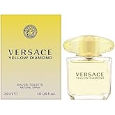 Versace Eau de Toilette Spray, Yellow Diamonds, 1.0 Fluid Ounce