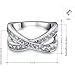 Winter.Z Noble and Elegant Ladies Jewelry Popular Explosion Models Austria Crystal Platinum Cross Ring Wedding