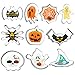 Halloween Cookie Cutters Set - 10 Piece - Pumpkin, Bat, Ghost, Witch Hat, Spider, Cobweb, Skull and Skeleton Shape