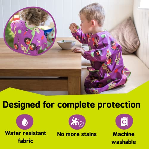 Tidy Tot LongLength Waterproof Coverall Bib, Weaning, Painting, Messy