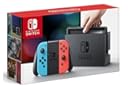 Nintendo Switch with Neon Blue and Neon Red Joy-Con