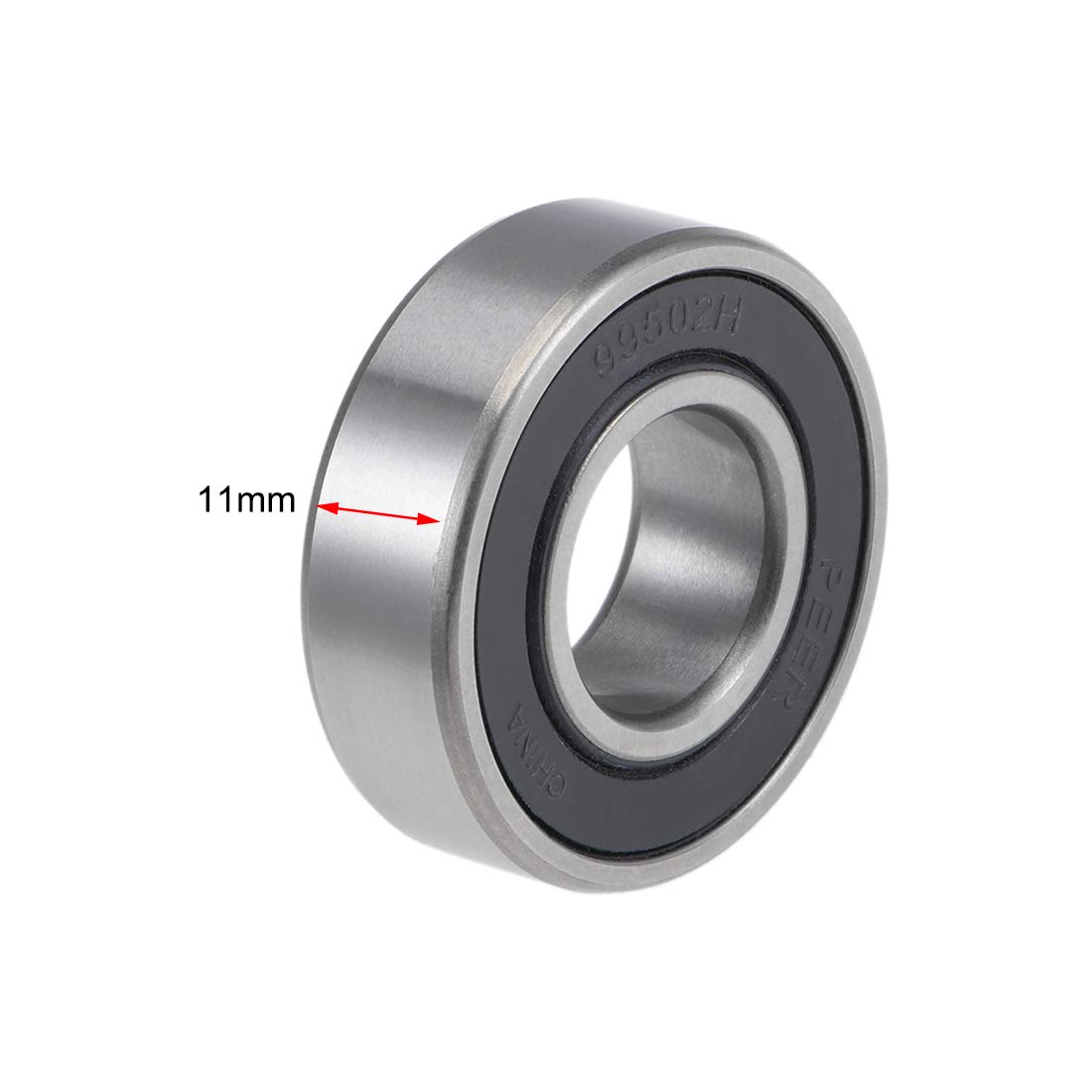 10 Cuscinetti A Sfera 6x17x6 Mm – Scanalatura Profonda Doppio Sigillo ABEC1 – Acciaio Al Carbonio