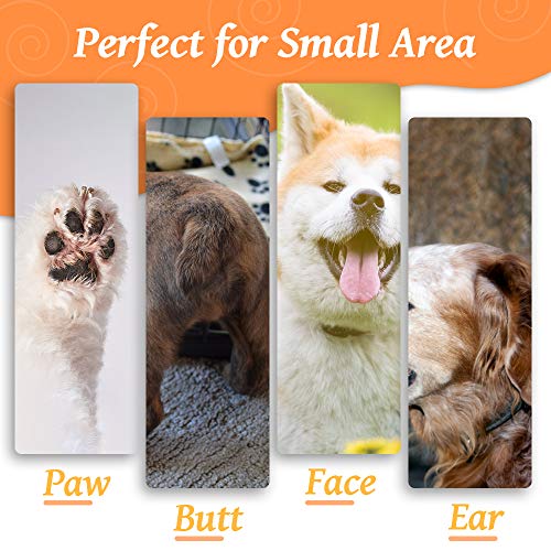 Dog Grooming Clipper, Cat Clipper Pet Hair Trimmer, Rechargeable Wireless Design Low Noise Electric for Hair Around Face, Eyes, Ears, Paw, Rump - Thumbnail 3