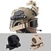 Vbestlife Helmet Flashlight Holder Mount Tactical Airsoft Quick Release Flashlight Clamp Fit Fast Helmet Rail Portable Plastic Torch Mount Flashlight Holder Bracket for Helmet Helmet Mounted flas