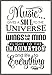 Wall Decor Plus More WDPM3361 Music Gives Life to Everything Wall Decal Sticker Quote Lettering Art, 23x14-Inch, Black