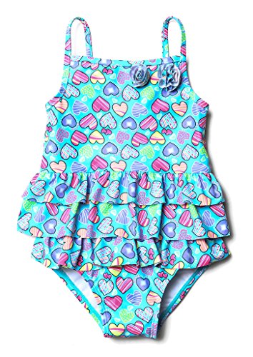 ALove Baby Girl's One Piece Ruffle Swimwear Cute Swimming Costumes 12-18 Months