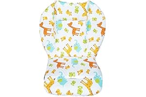 Twoworld Baby High Chair Seat Cushion Liner Mat Pad Cover Animal Breathable