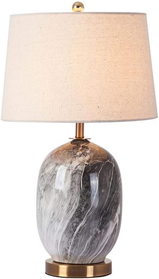 Table Lamp American Black Stone Ceramic Table Lamp Bedroom Bedside Lamp Study Bedroom 56cm35cm Table Lamps Amazon Canada