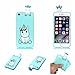 DAMONDY iPhone 8 Case,iPhone 7 Case, Cute 3D Cartoon Animals Pattern Soft Gel Silicone Slim Design Rubber Thin Protective Cover Phone Case for iPhone 7 (2016), iPhone 8 (2017)-Cute Unicorn