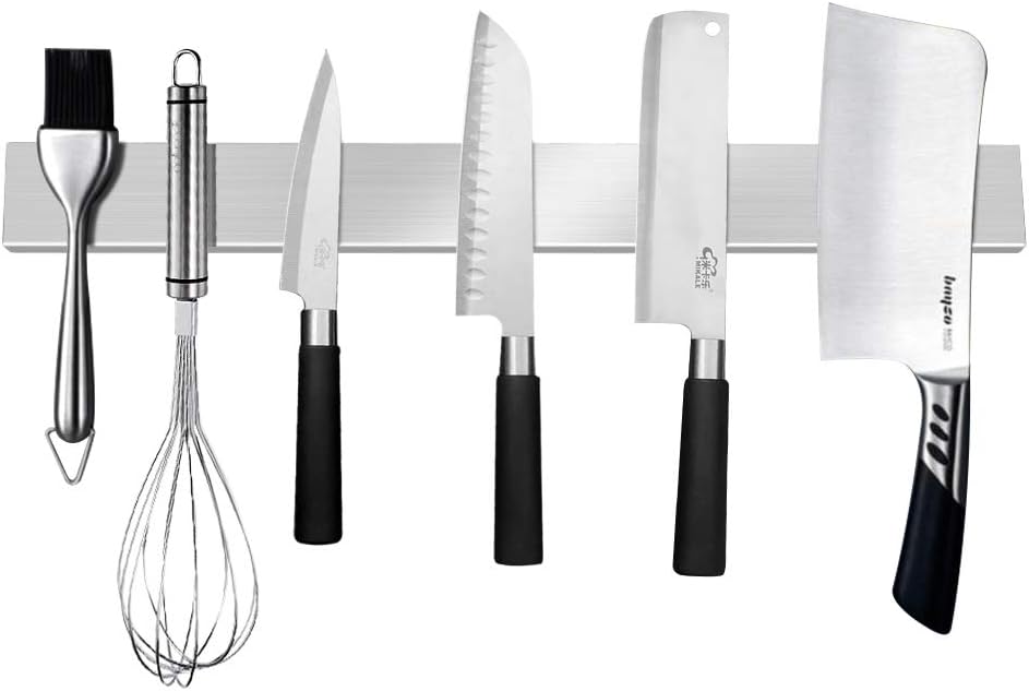 Knife Holder Stainless Steel SelfAdhesive Hanging