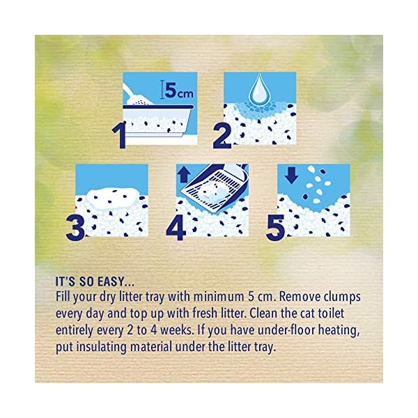 Catsan Natural Clumping Cat Litter 20 Litre Bag, 100 percent biodegradable, extra absorbent