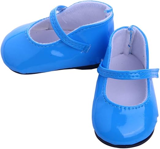 Chaussures En Toile Pour Poupée 18 Pouces - Style Skate Blanc Décontracté