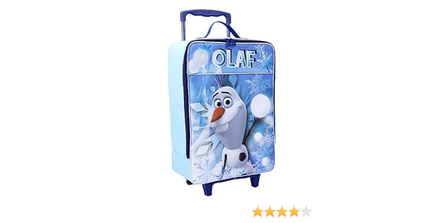 Amazon.com: Disney Frozen Olaf Rolling Equipaje de cara suave para niños -  16.0 in : Ropa, Zapatos y Joyería