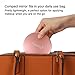 Magicfly Travel Mirror Lighted Magnifying, 10X/ 5X/ 1X Handheld Lighted Mirror, USB Rechargeable Travel Makeup Mirror, Daylight LED Compact Led Mirror Folding Mirror for Traveling, Rose Gold
