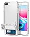 Spigen Flip Armor Designed for Apple iPhone 8 Plus Case (2017) / Designed for iPhone 7 Plus Case (2016) - Satin Silver
