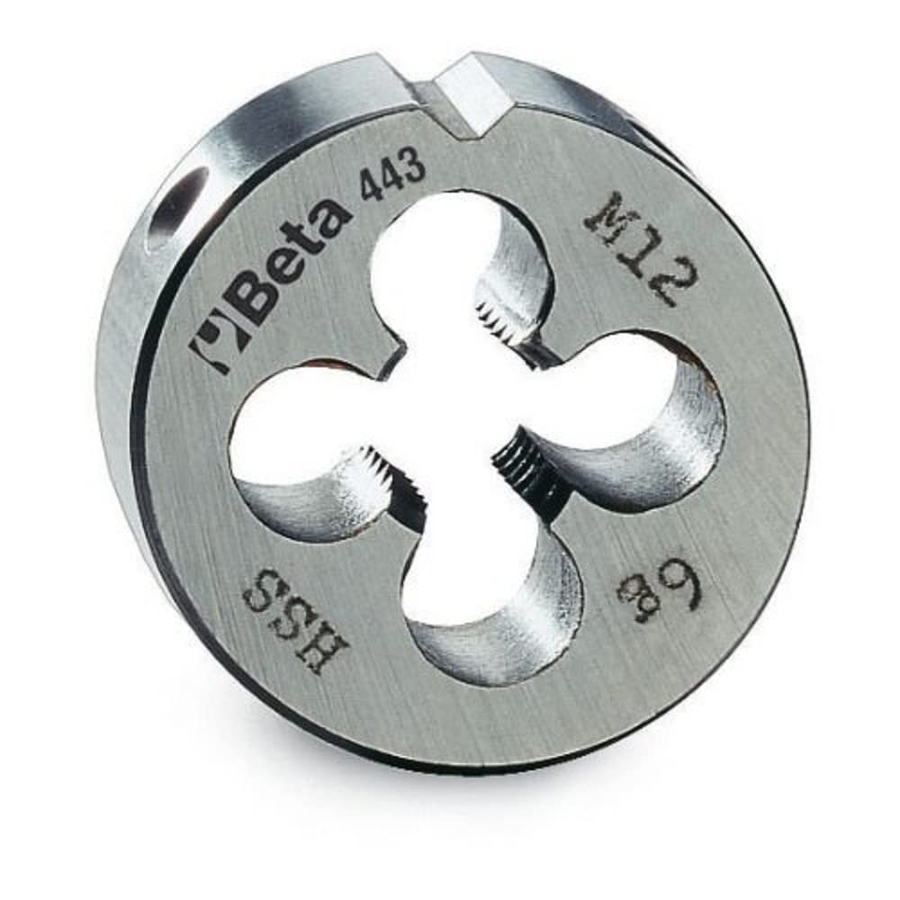 Beta 4430127 HSS Round Die, Fine Pitch, M18 x 1.50 x 45mm O/D