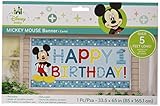 Disney Mickey's "Fun to be One" Horizontal Giant Sign Banner, Birthday