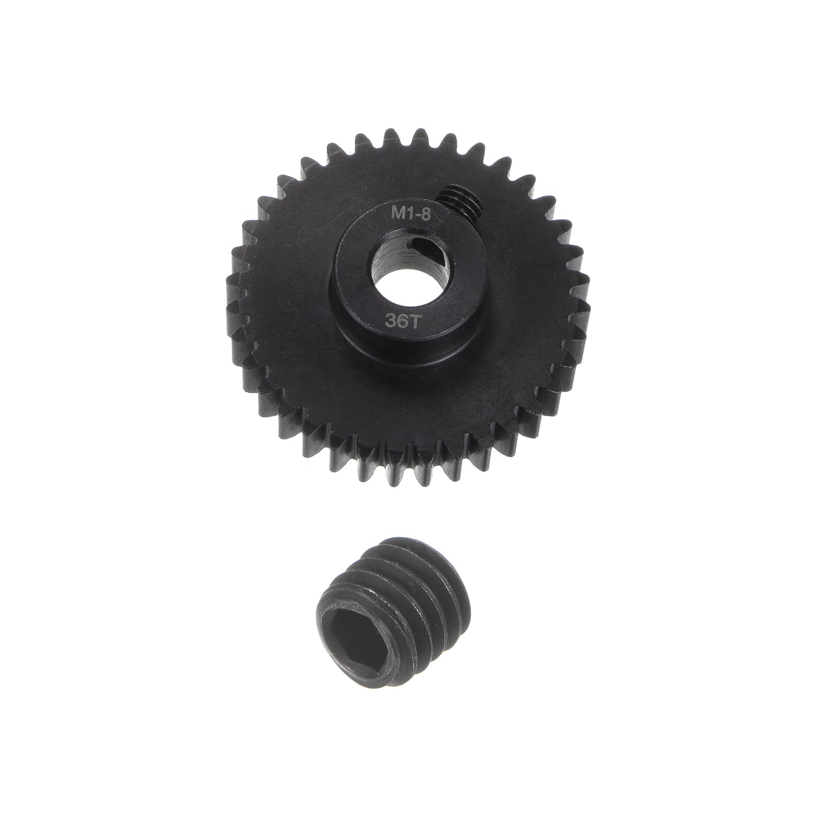 Photo 1 of uxcell Mod 1 36T Pinion Gear 8mm Bore Hardened Steel Motor Rack Spur Gear for RC Car Truck Gear Drive