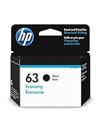 HP 63 - Cartucho de tinta para HP Deskjet 1112 2130 2132 3630 3632 3633 3634 3636 3637 HP Envy 4512 4513 4520 4523 4524 HP Officejet 3830 3831 3833 4650 4652 4654 4655