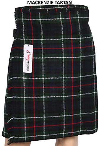 Men’s 5 Yard Tartan Kilt Wedding Kilt Scottish Kilts 17 Tartan Available