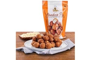 DELE FOOD PRODUCTS DELE FOODS Mandoca Pop (1 Bag), Corn & Plantain Round Pre Cooked dough filled with Cheese, Typical Venezuelan Recipe, Delicious Snack for all the Family (Bag of 40 Units 24 Oz. - 1.5 Lbs)