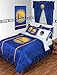 NBA 3pc Golden State Warriors Queen-Full Comforter and Pillowcase Set Basketball Team Logo Bedding
