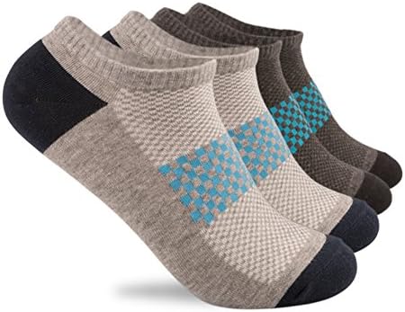 YingDi No Show Athletic Antibacterial Socks for Men and Women - Size M pack of 2 pairs