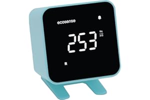 ECOSENSE INC. Ecosense EB100 EcoBlu, Home Radon Detector, Capture & Display Results Every 10 Minutes, Short & Long-Term Continuous Monitoring, Easy to Use