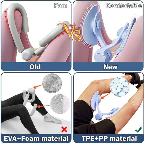 Beckenbodenstärker, Kegel -Trainer Hüfte und innerer Oberschenkel Trainer, Beckenbodentrainer für Frau, Beinbeckenbodentrainer für Postpartale Rehabilitation und Korrektur Gesäß (blau) thumbnail 3