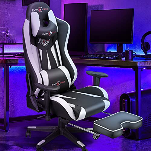 DualThunder Gaming Chair with Footrest, Gaming Chairs, Comfortable