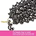 Eerya 6 Packs Passion Twist Crochet Hair 18 inch Water Wave Crochet Braids for Passion Twists Butterfly Locs Crochet Braiding Hair for Women (6Pcs T27#)