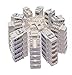 iMBAPrice White Cat5e RJ45 Punch Down Keystone Jack, 25 Pack, (IMBA-C5KSPD-WT-25PK)